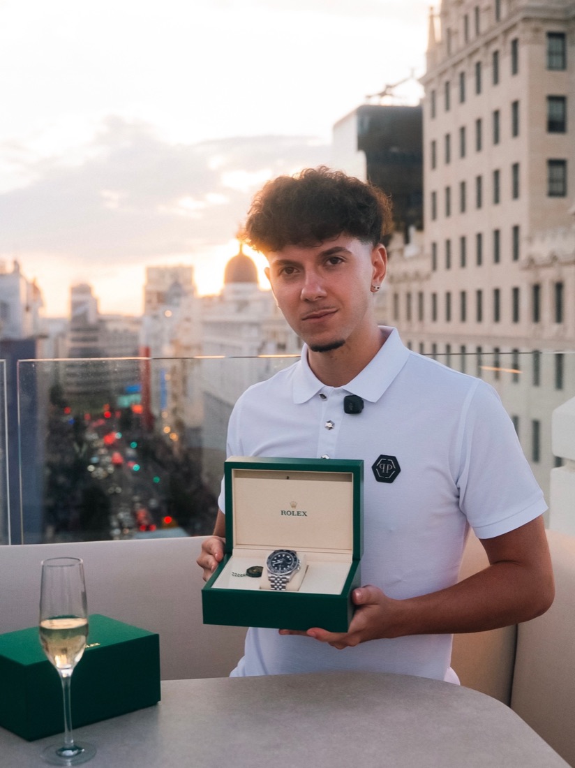 Pablo con su Rolex